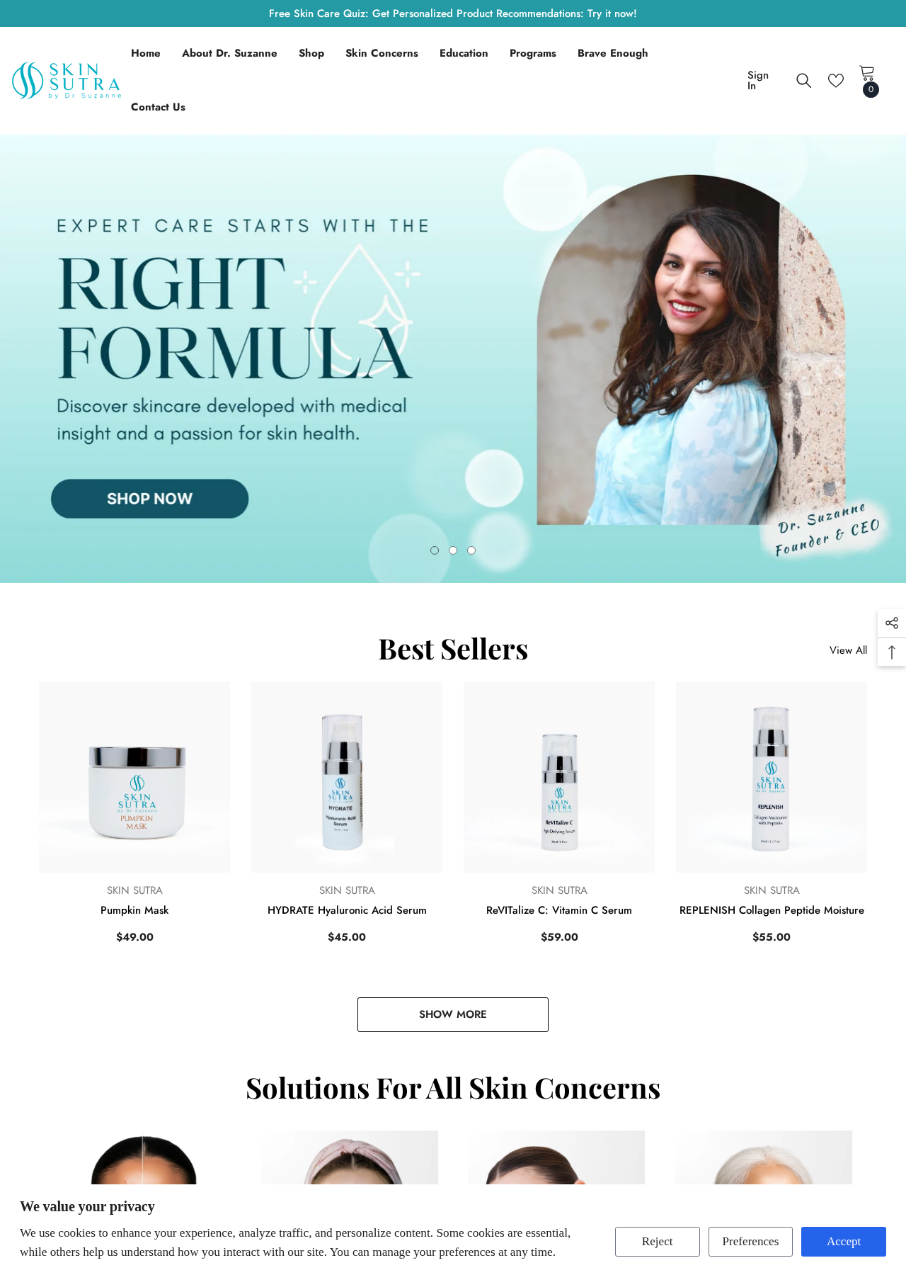 Skin Sutra product work
